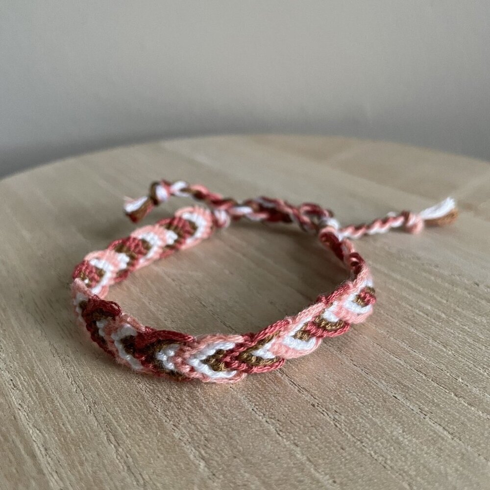 Morgana Bracelet, anklet, trendy, comfortable, tie, embroidery thread, woven, gi